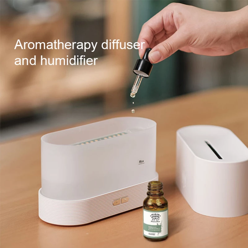 Aroma Diffuser Air Humidifier Flame Lamp Difusser